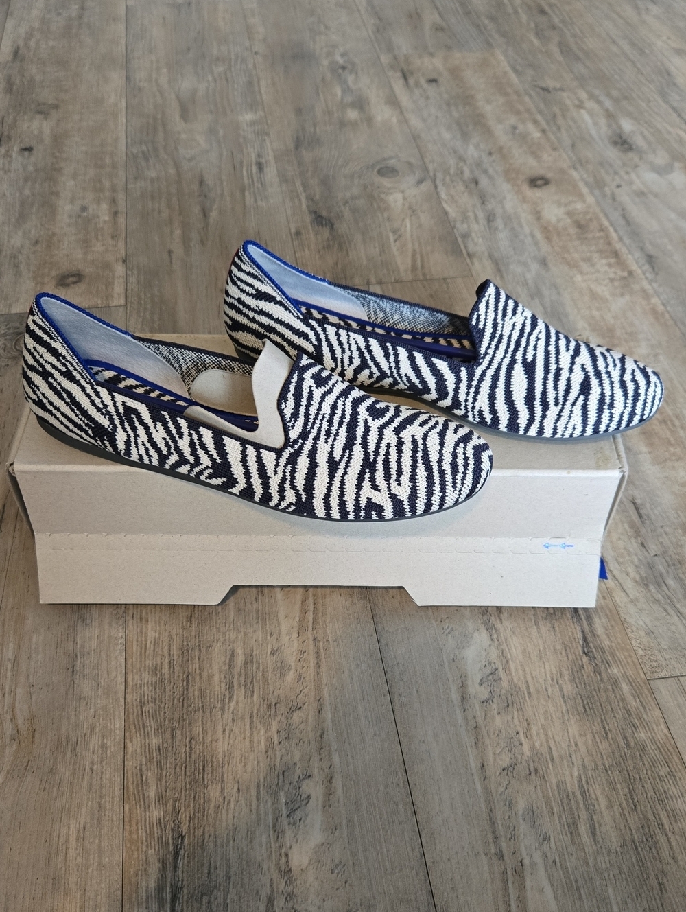 Rothy's Navy Zebra